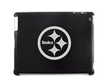 Black Apple iPad 2 Aluminum Plated Back Case Pittsburgh Steelers