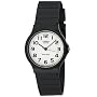 Casio Men's MQ24-7B2 Analog Black Resin Strap Watch