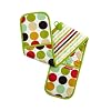 Typhoon Natural Dot Double Cotton Oven Glove Magnetic Tab