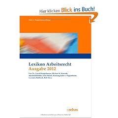 Lexikon Arbeitsrecht 2012
