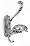 Omnia 1535 US3 Polished Brass Trim 6" Ornate Wardrobe Hook from the Classics Collection