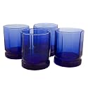 Anchor Hocking "COBALT" Rocks Glasses (set of 4)