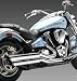 Vance and Hines Motorcycle Exhaust / Powershots / Fits 04-08 Vulcan 2000 / Pt # 18311