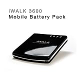 iWALK 3600 Rechargeable Mobile Battery Pack (Black) for Apple iPhone & iPod models