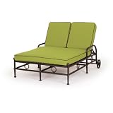 Caluco Origin Patio Double Chaise Lounge - Espresso