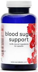 Blood Sugar Support - Natural Diabetes, Hypoglycemia, and Blood Sugar Control - 60 capsules, 500 mg each