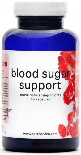 Blood Sugar Support - Natural Diabetes, Hypoglycemia, and Blood Sugar Control - 60 capsules, 500 mg each