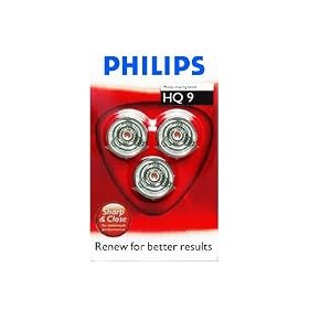 Philips HQ9/40 Philishave Norelco Replacement Shaving Heads for Smart TouchXL & Speed XL Shavers