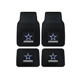 A Set of 4 NFL Universal Fit Front and Rear All-Weather Floor Mats - Dallas Cowboys by Fan Mats