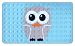 Kikkerland Owl Natural Rubber High Grip Suction Cup Bath Mat
