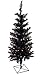 3' Pre-Lit Black Ashley Spruce Artificial Christmas Tree - Clear Lights