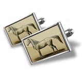 Cufflinks "White horse" - Hand Made Cuff Links