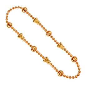 36 Basketball Beads (Orange) by Beistle Company