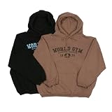 GHS World Gym Garment Dyed Hooded Sweatshirt