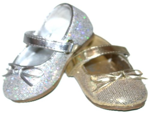 Baby Infant Girls Sparkling Glitter Mary Janes Shoes