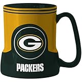 NFL Green Bay Packers Sculpted Game Time Mug, 18 oz., Green