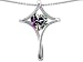 Original Star K(tm) Large Christian Cross Of Love Pendant With Genuine 8mm Heart Mystic Topaz in .925 Sterling Silver