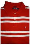 Men's Nautica Polo Shirt Short Sleeved Striped XL