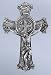 Pack of 4 Renaissance Silver Saint Benedict Crucifixes 10.25"