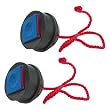 Set of 2 Rubber Pool Table Chalk Holders