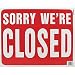 Tools & Hardware : Sign - "Open/Closed" (Reversible)