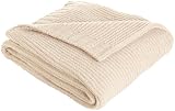 Bellora Micro Chenille 60 by 60 Throw, Stone