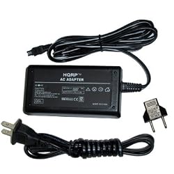 HQRP Replacement AC Adapter / Charger compatible with Sony HandyCam HDR-SR5 / HDR-SR5C, HDR-SR8, HDR-SR10 / HDR-SR10D, HDR-SR11, HDR-SR12 Camcorder with USA Cord & Euro Plug Adapter