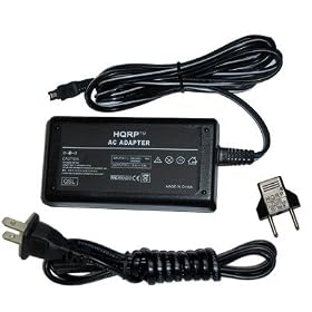 HQRP Replacement AC Adapter Charger compatible with Sony HandyCam DCR-HC21, DCR-HC22E,... by HQRP
