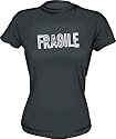 FRAGILE STAMP Distressed Style Logo Women's tee Shirt in 6 Colors Small thru XL