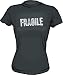 FRAGILE STAMP Distressed Style Logo Women's tee Shirt in 6 Colors Small thru XL