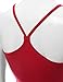 Doublju Women Sleeveless Shoulder Strap Shirring Neckline Long Tank Top