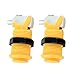 Suzo Happ Set of 2 Yellow Arcade Push Buttons With Horizontal Microswitch