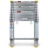 Telesteps 1600 12-1/2-Foot 250-Pound Duty Rating Aluminum Telescoping Extension Ladder