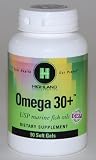 Omega 30+ USP Marine Fish Oils, A Natural Cholesterol Lowering Professional and Complementary Health Supplement Formula by Highland Labs