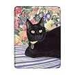 Black Cat (pastel on paper) by Anne Robinson - iPad Cover (Protective Sleeve) - Art247 - IPads 1 And 2