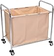 Luxor HL14 Laundry Cart With Steel Frame & Canvas