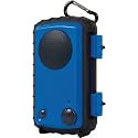 Grace Digital Rugged and Waterproof Case with Built-In Speaker for iPod, iPhone and MP3 Players (Blue)