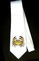 Party Decoration Necktie with sea, shellfish, pinchers, ocean, crab, animal