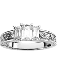 Platinum Diamond Three-Stone Ring - 1.00 Ct. -- LIFETIME WARRANTY