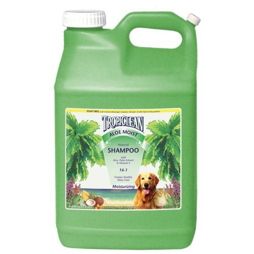 TropiClean Natural Aloe Moist Pet Shampoo, 2-1/2-Gallon TropiClean Natural Aloe Moist Pet Shampoo, 2-1/2-Gallon