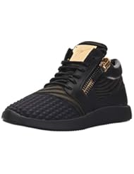 Shoes: Giuseppe Zanotti Womens Rw6103 Fashion Sneaker, Black, 8 M US - Giuseppe Zanotti