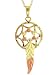 Jewelry : Gorgeous! Black Hills Gold Yellow-gold Dream catcher pendant-necklaces