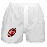 Artsmith, Inc. Boxer Short (Shorts) I Love Football - Medium
