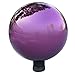 Alpine Electric Purple Glass Gazing Globe, Purple
