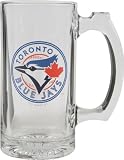 Toronto Blue Jays Beer Mug: 3D Logo Glass Tankard