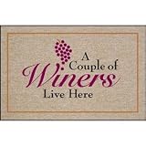Humorous Doormat - A Couple of Winers Live Here