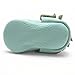 SAYOYO Baby Blue Tassels Soft Sole Leather Infant Toddler Prewalker Shoes (6-12 Months, Blue)