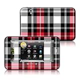 Red Plaid Design Protective Skin Decal Sticker for Dell Streak 7 Android Ta ....