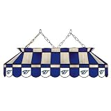 MLB Milwaukee Brewers 40-Inch Rectangular Stained Glass Billiard Table Light