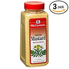 McCormick Mustard, Ground, 16-Ounce Units (Pack of 3)